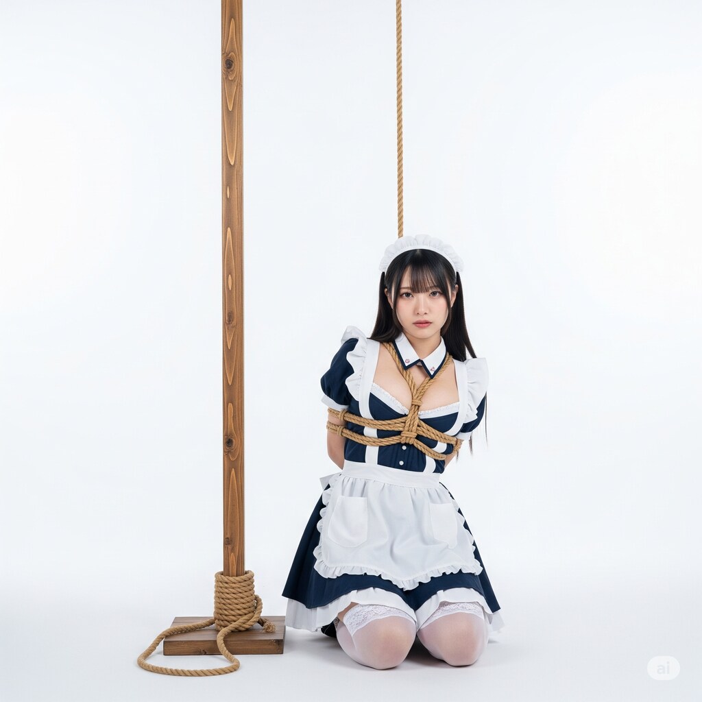 メイドさん緊縛