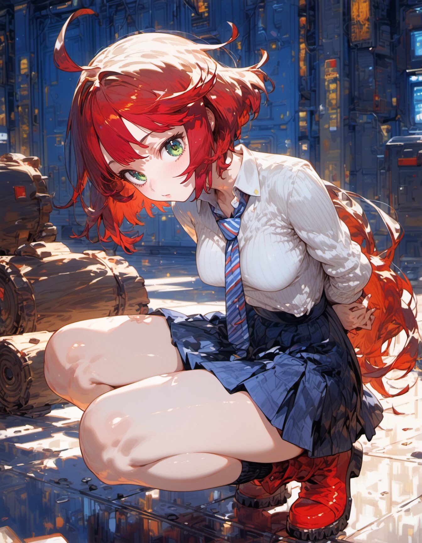 Schoolgirl in the City | の人気AIイラスト・グラビア