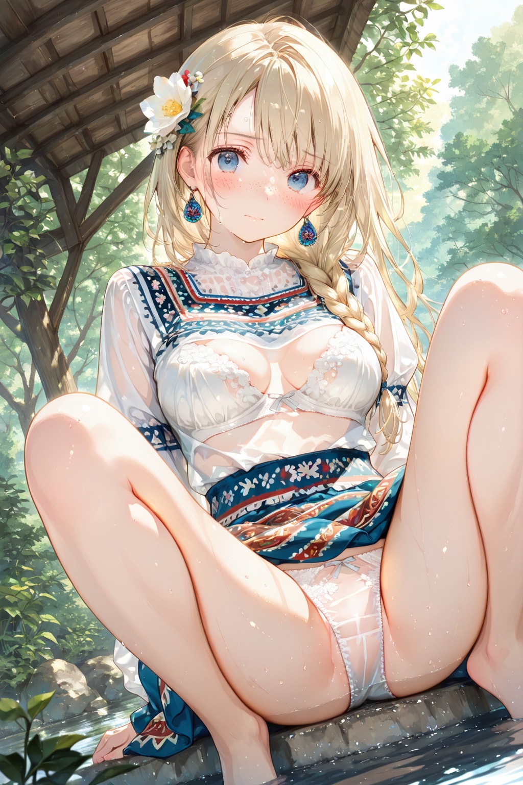 びしょ濡れ