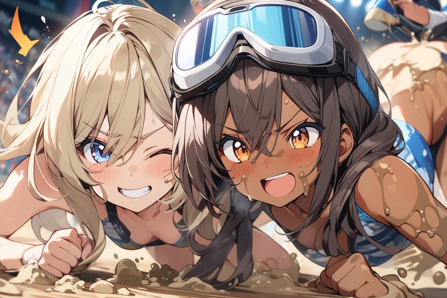 泥んこ女の子