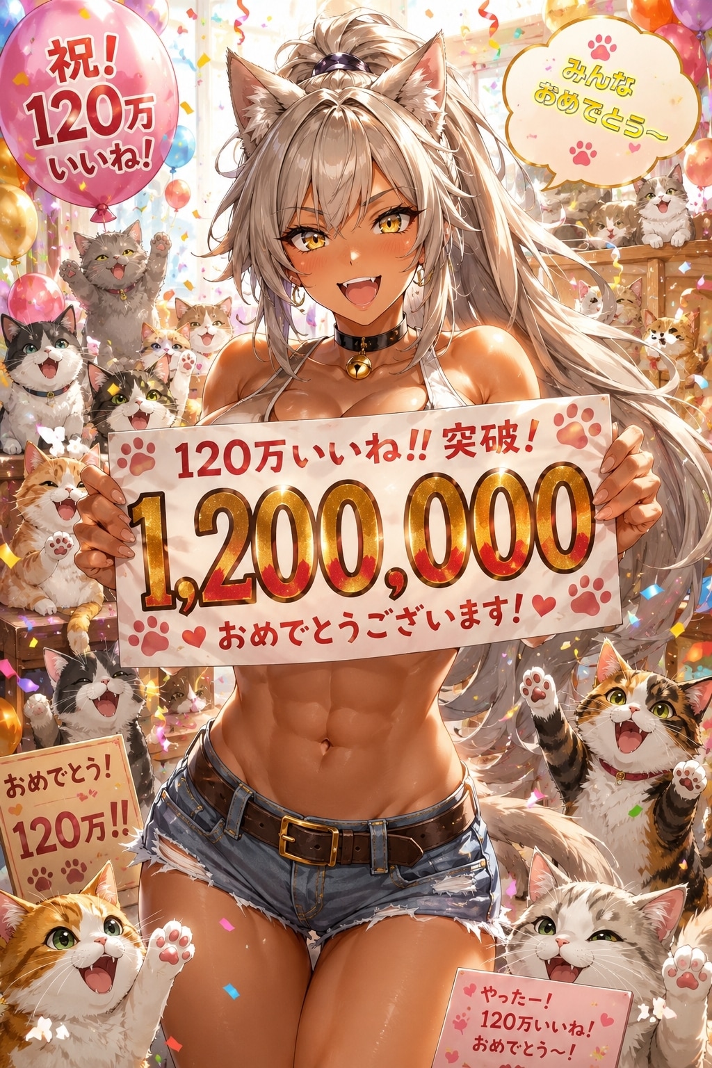 １２０万❕おめでとうございます❕