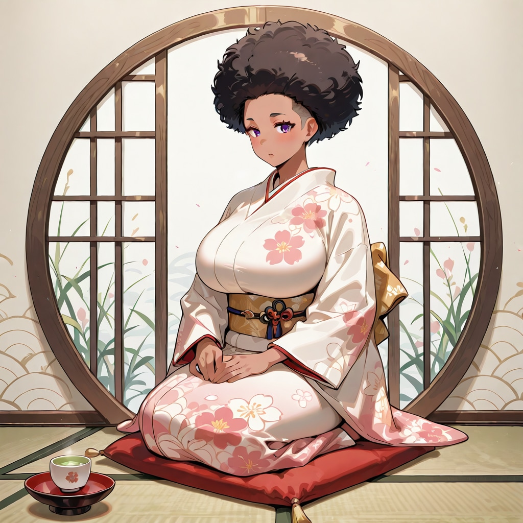 アフロ茶道先生