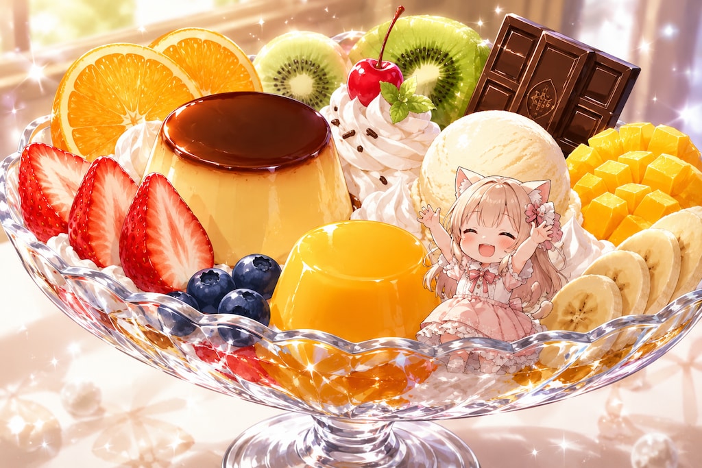 プリン・ア・ラ・モード