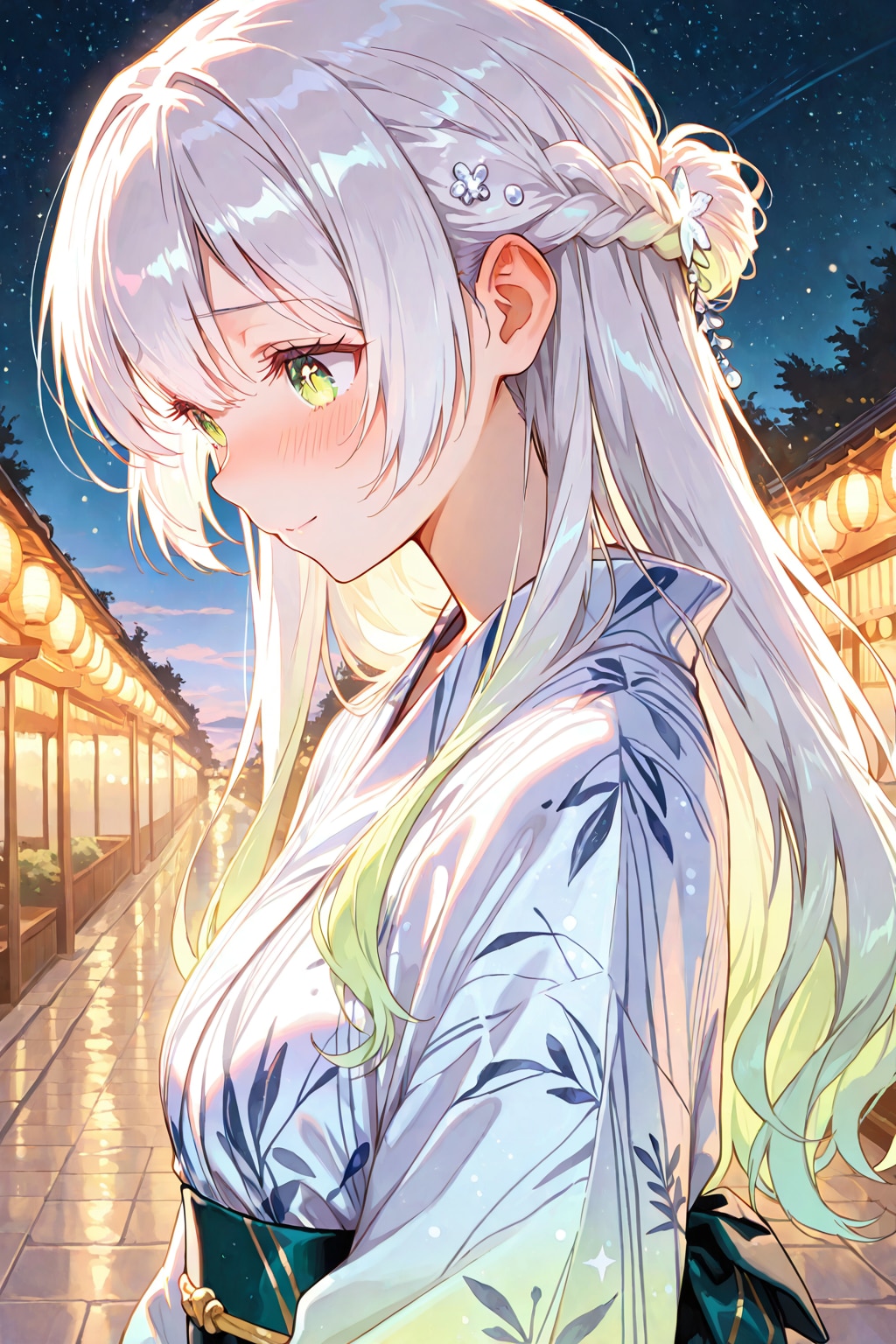 星空とセリュナさん