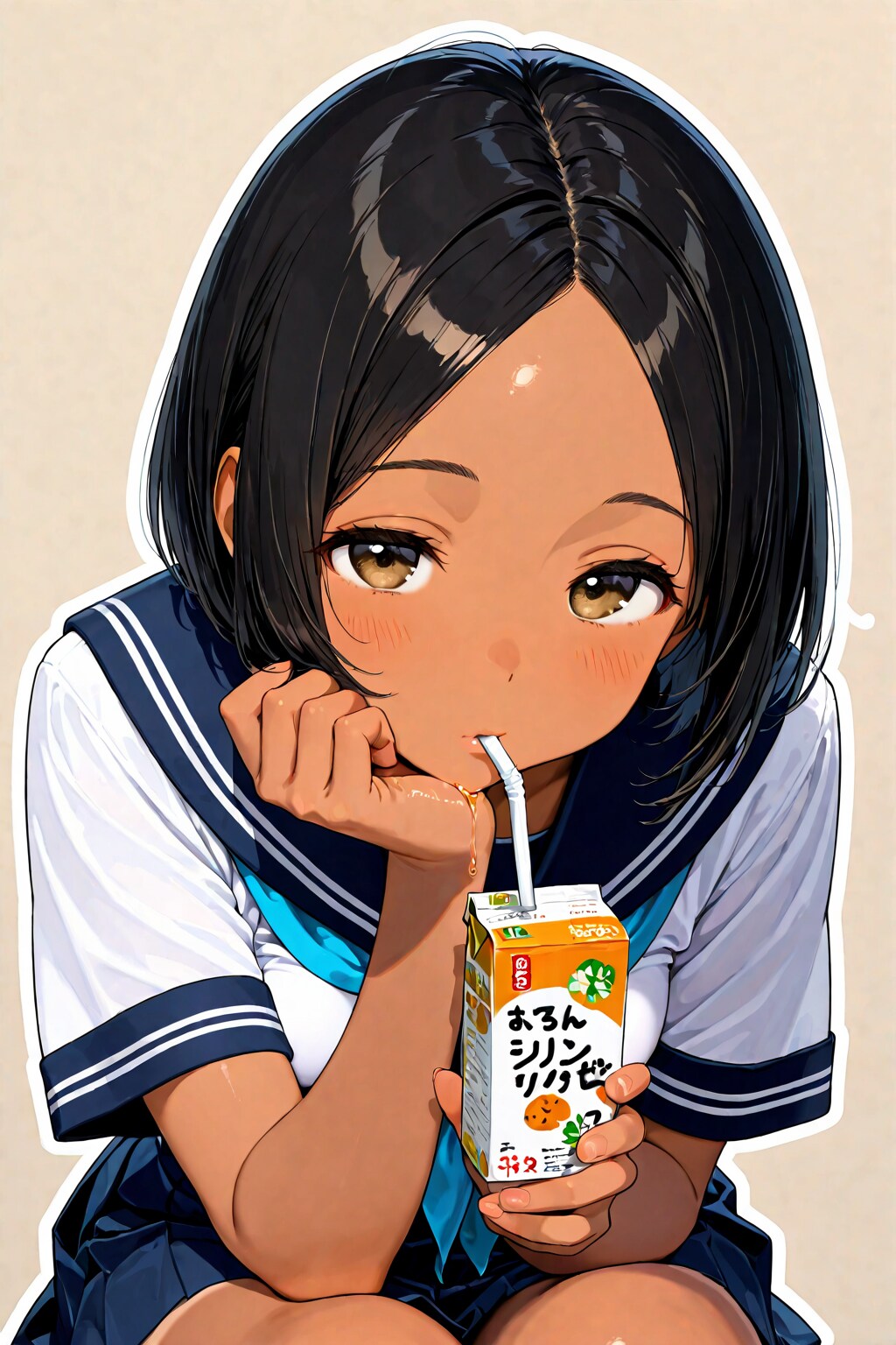 真ん中分け