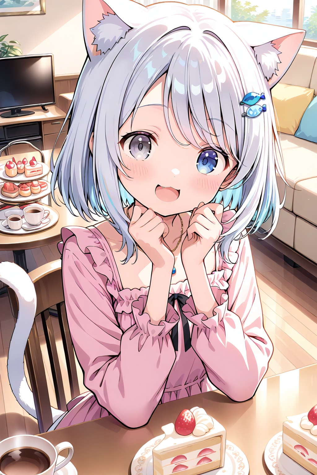 ネコ娘のヒメちゃん🐈✨２６ | の人気AIイラスト・グラビア