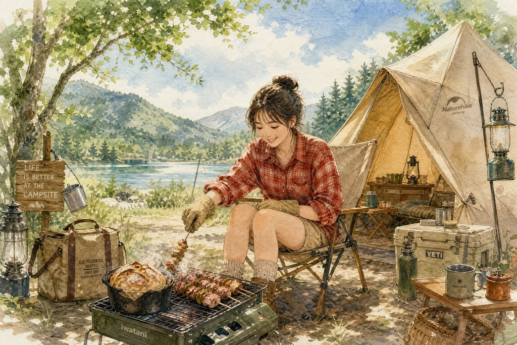 ここをキャンプ地とする！