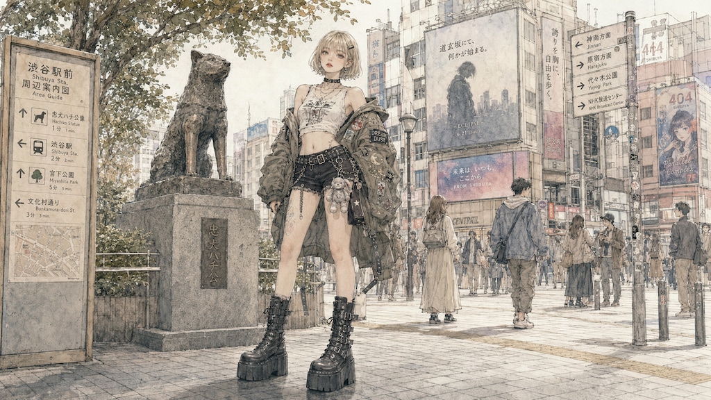 スタイリッシュな少女69