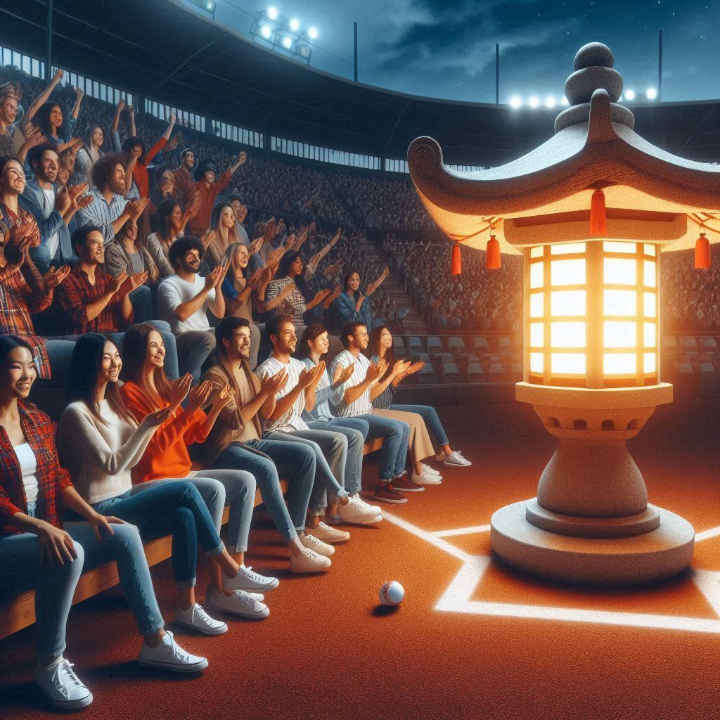 野球観戦するいしころ | の人気AIイラスト・グラビア