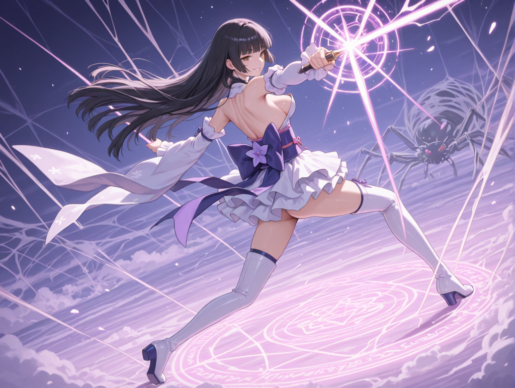 魔法娘２と蜘蛛＃１