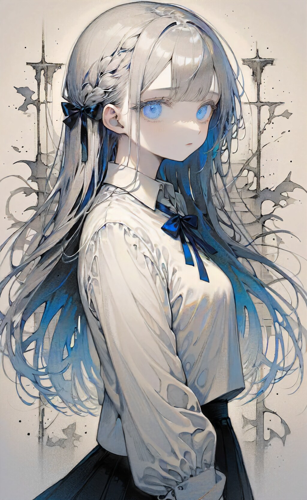 blue.