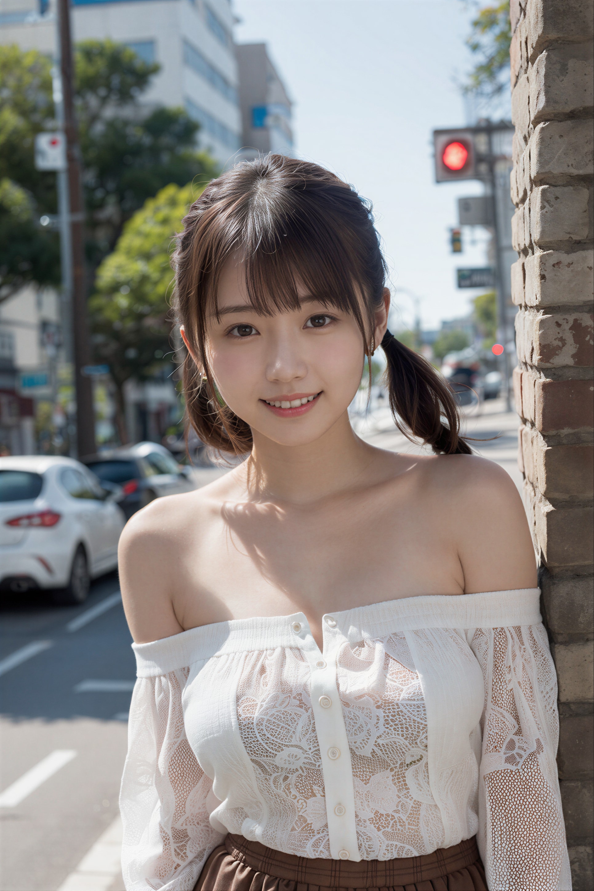 オフショルドレス