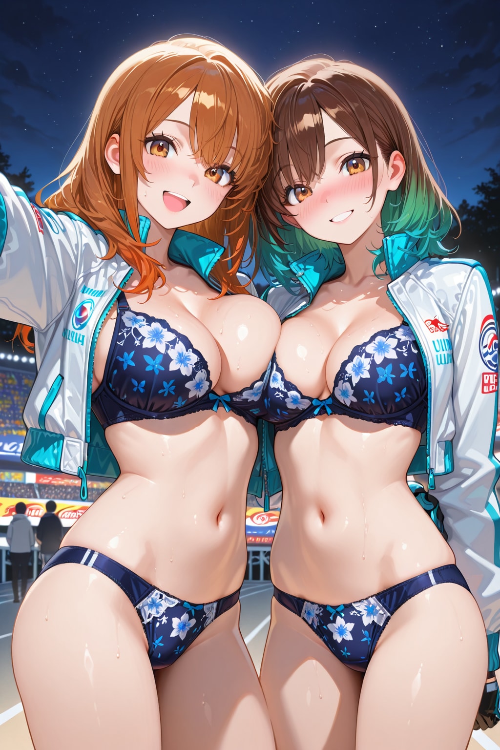 サーキットで下着ガチャ