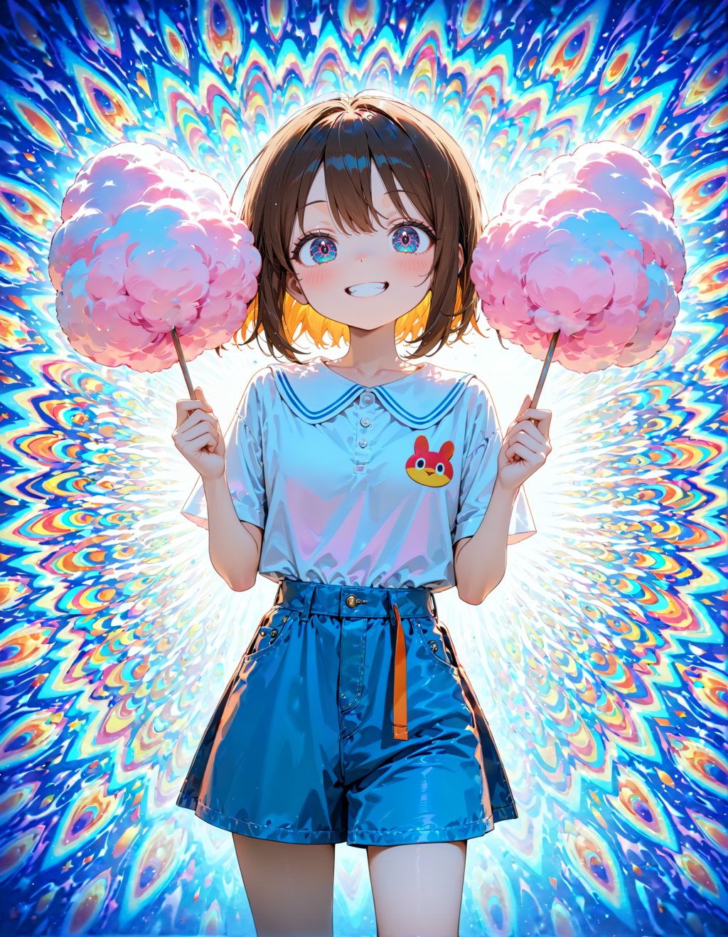 カラフルな少女