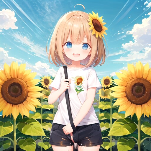 ひまわりガール | の人気AIイラスト・グラビア