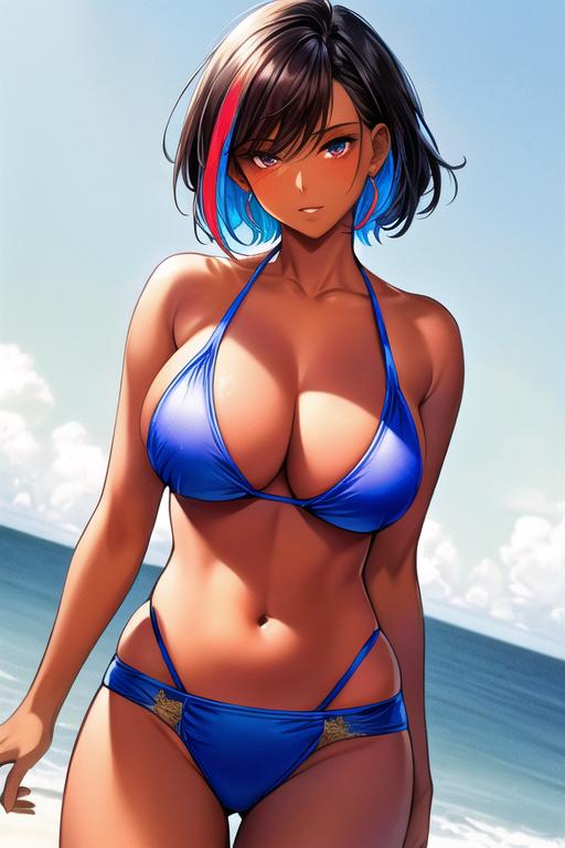 褐色ビキニギャル42
