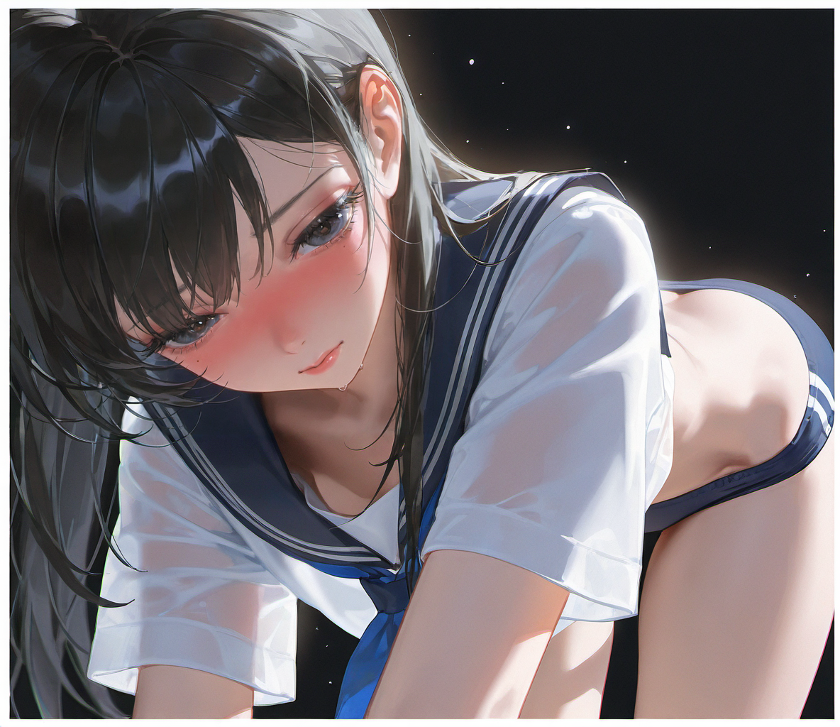 黒髪少女