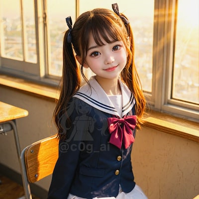 📖 『名門・聖ルミナス学園初等部』 案内風ポートレート📷