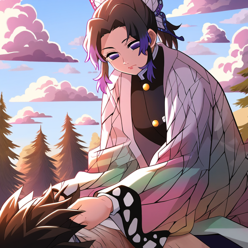 治療するしのぶ