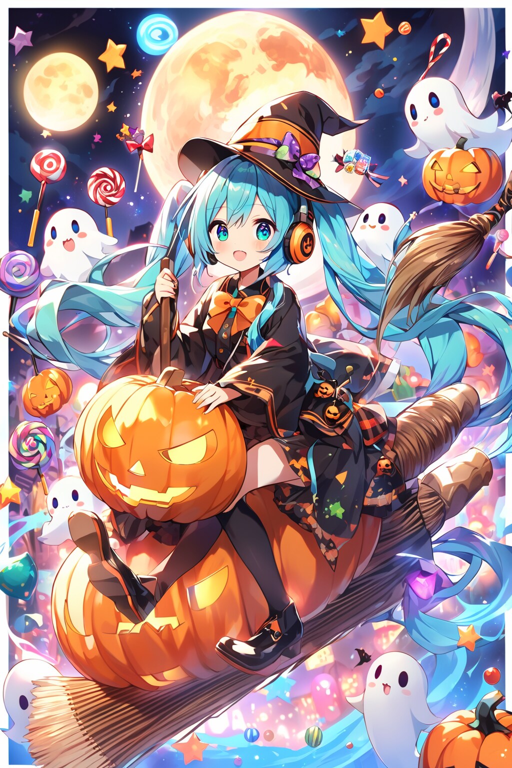 ハロウィンの魔女っ娘