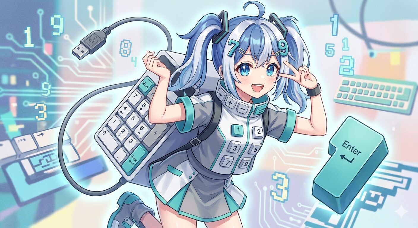 テンキーの擬人化