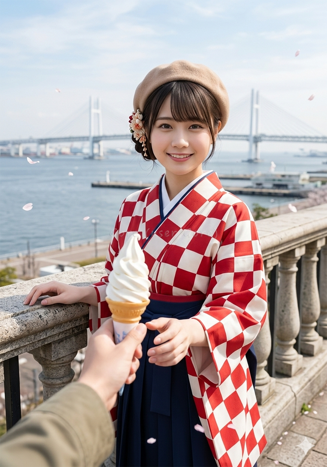 みちるさんと横浜デート取材2