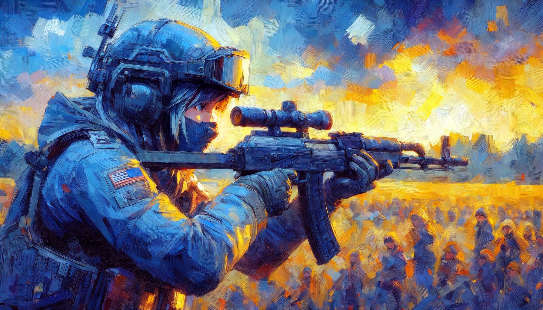 機関銃と少女⑥