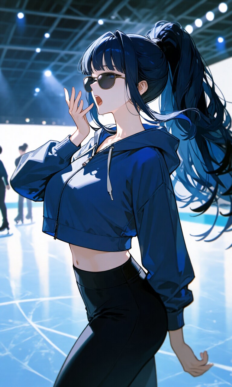 氷上のブルームーン ⛸💙