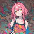 暖色系ビビッドな女の子 2枚目