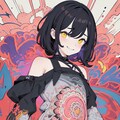 暖色系ビビッドな女の子 6枚目