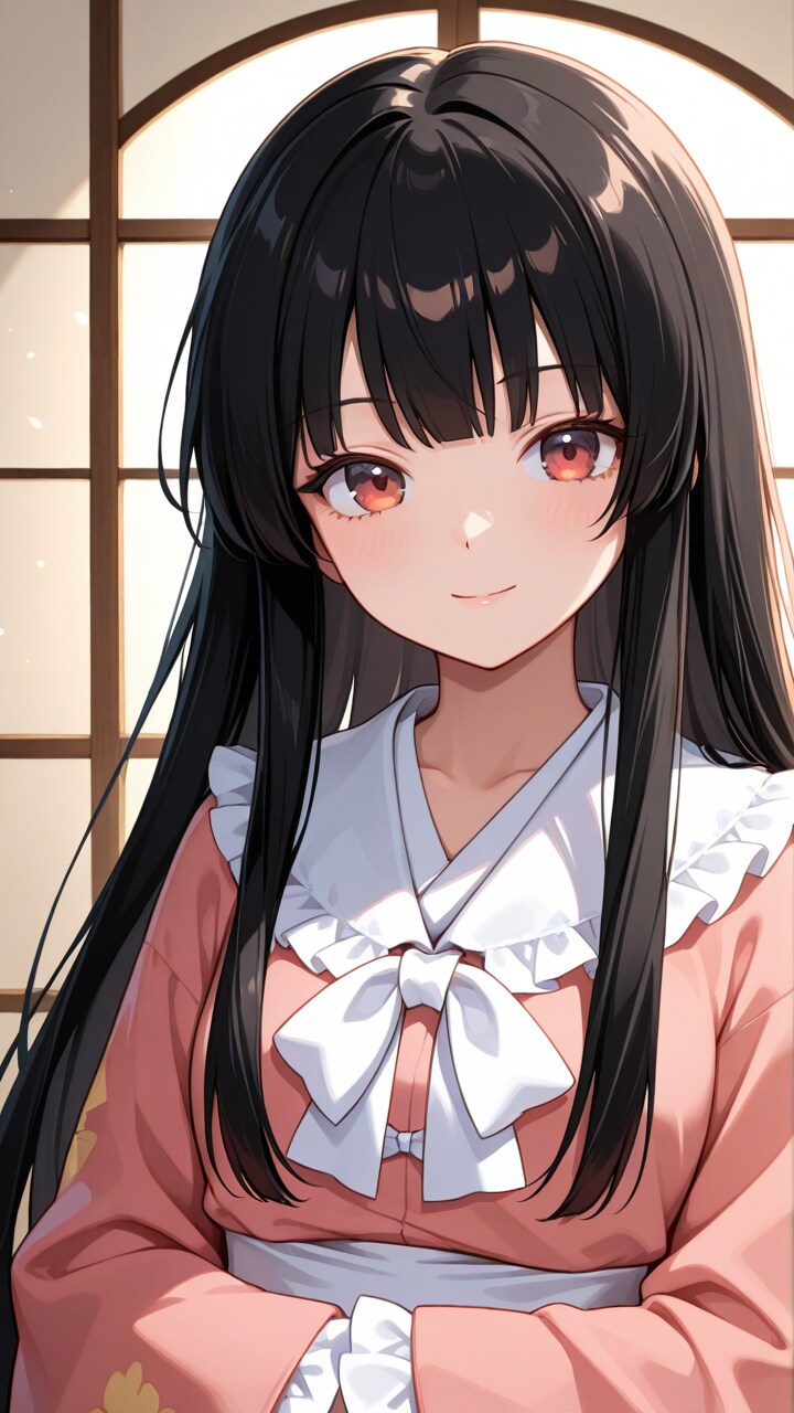 清楚で黒髪は神