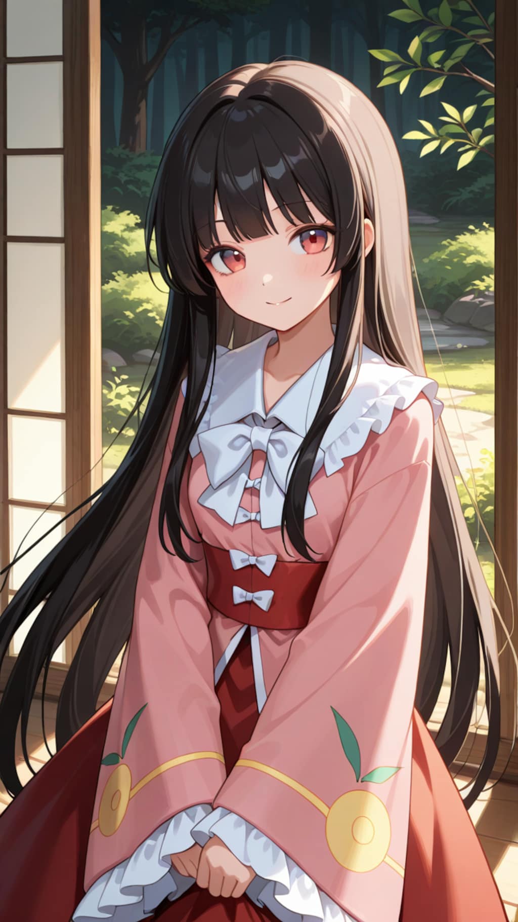 清楚で黒髪は神