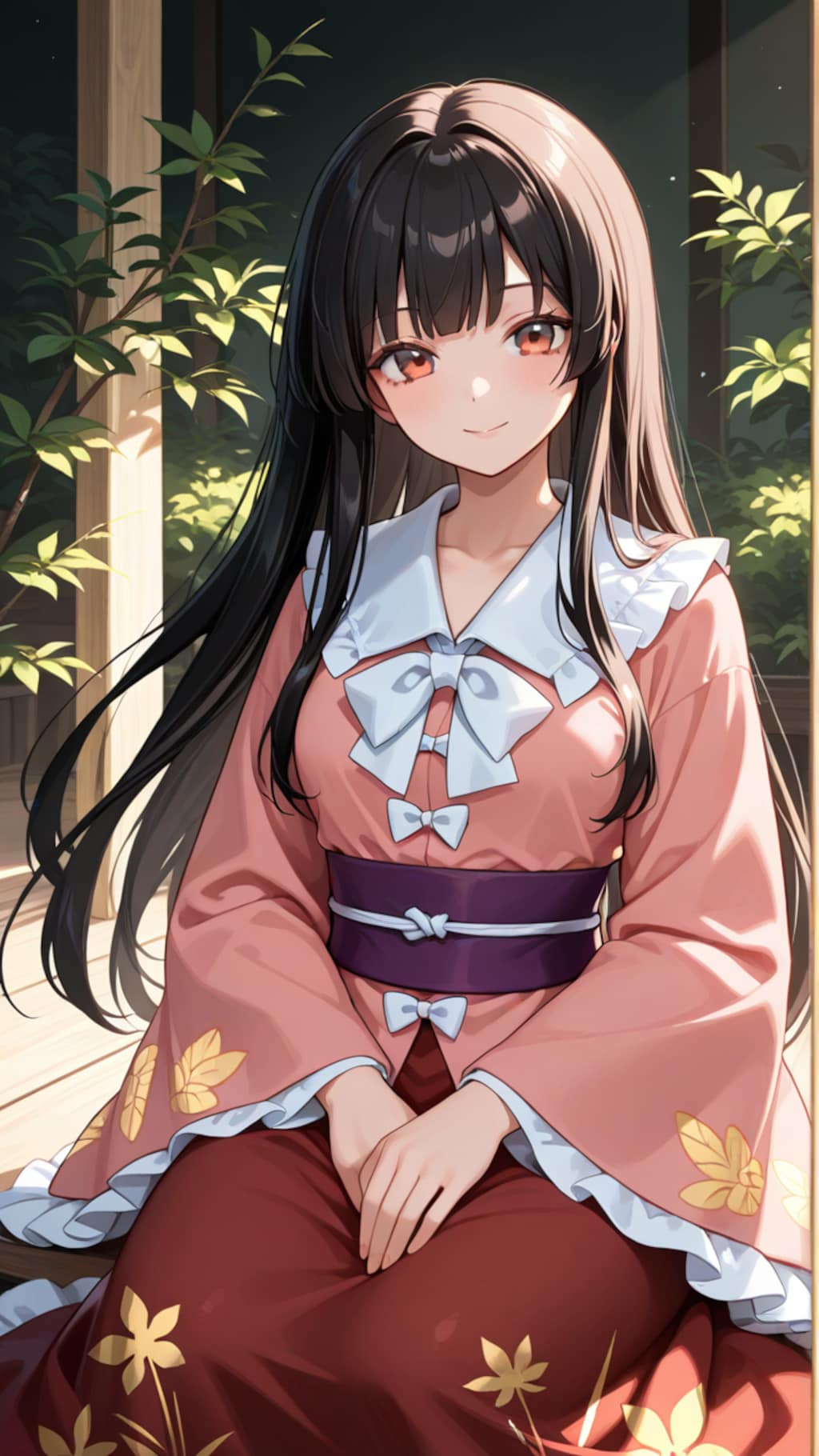 清楚で黒髪は神
