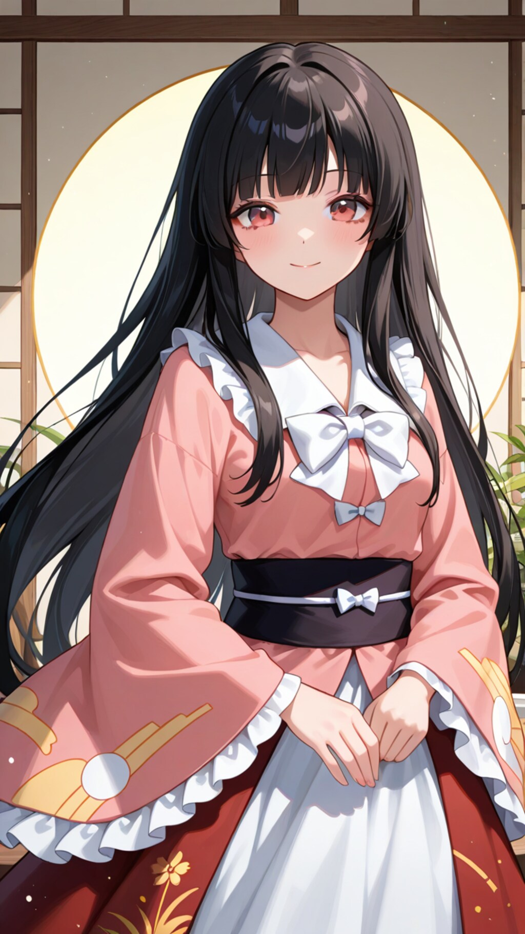 清楚で黒髪は神