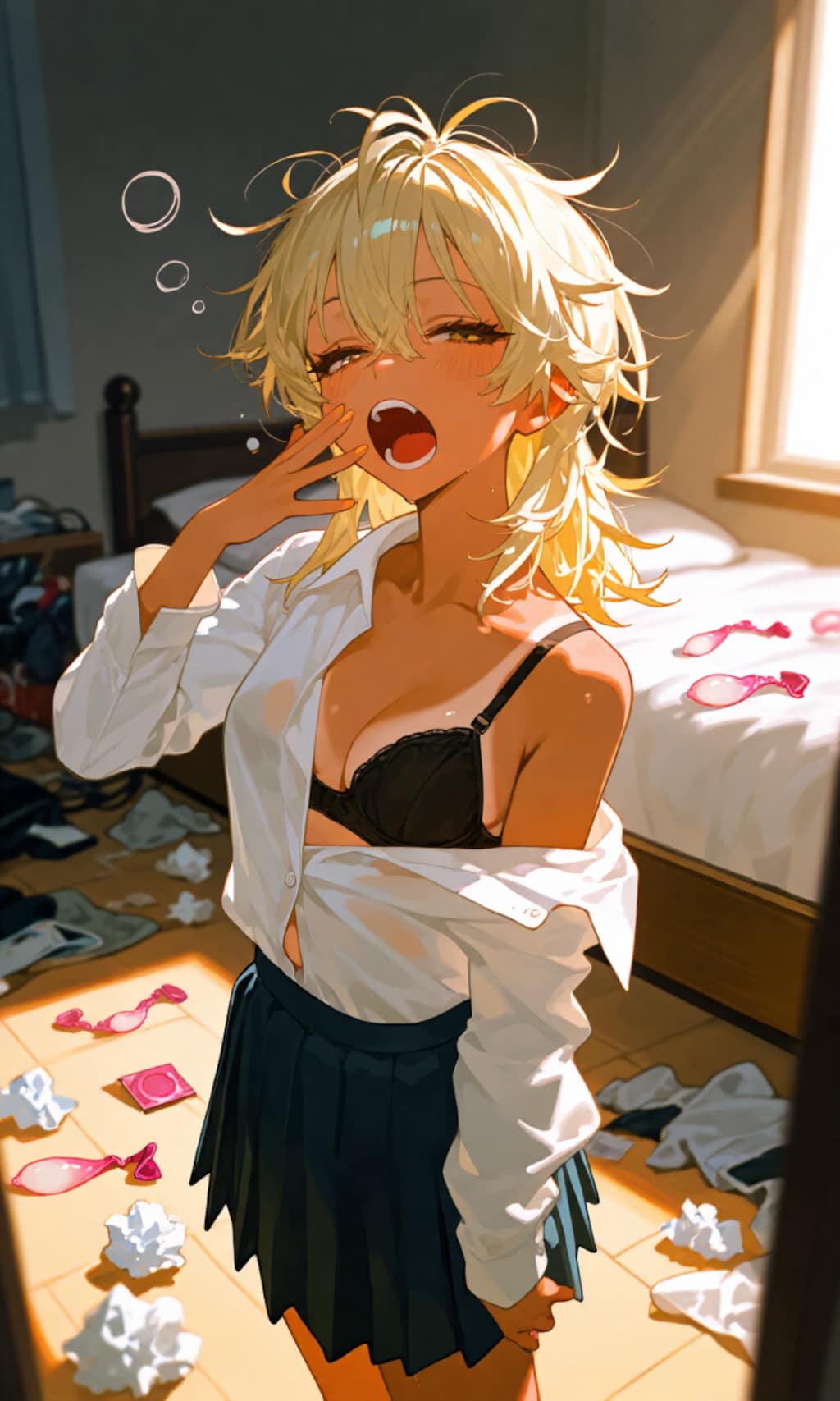 あー学校行くのめんどくせー