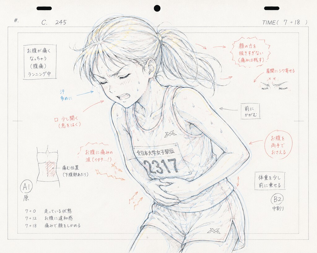 長距離ランナー女子