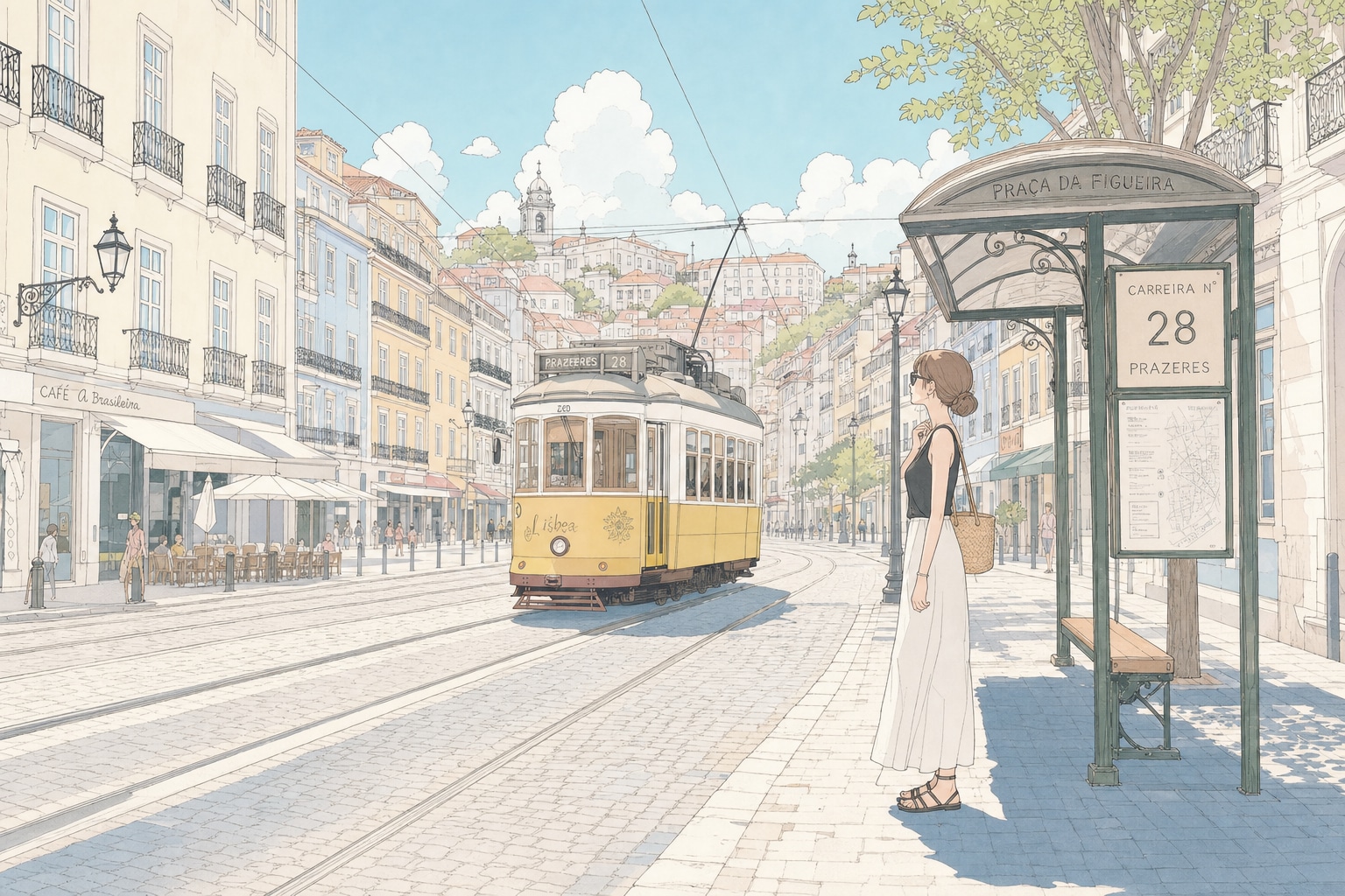 夏日の街角(2) | の人気AIイラスト・グラビア