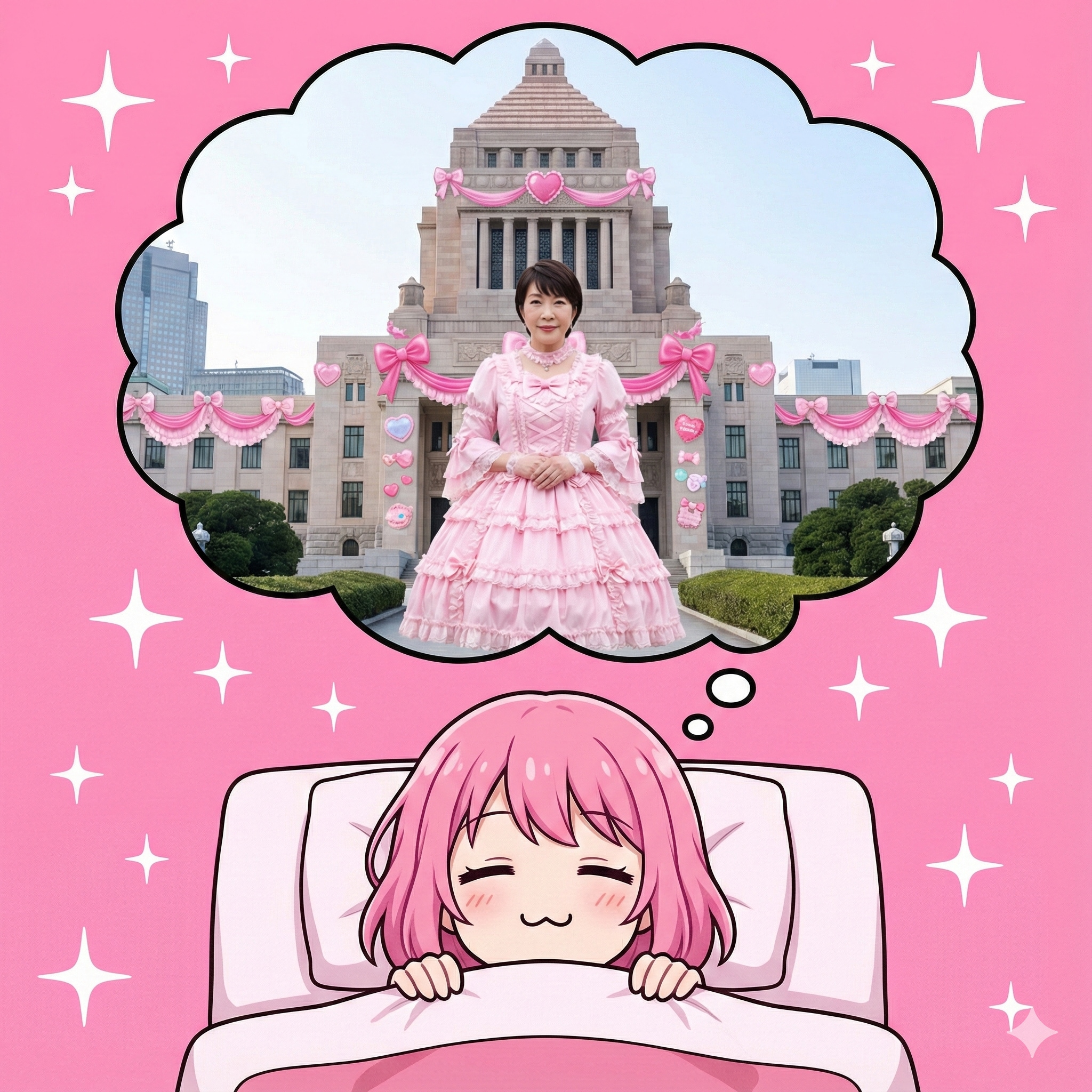 🩷彩ちゃんの初夢 | の人気AIイラスト・グラビア