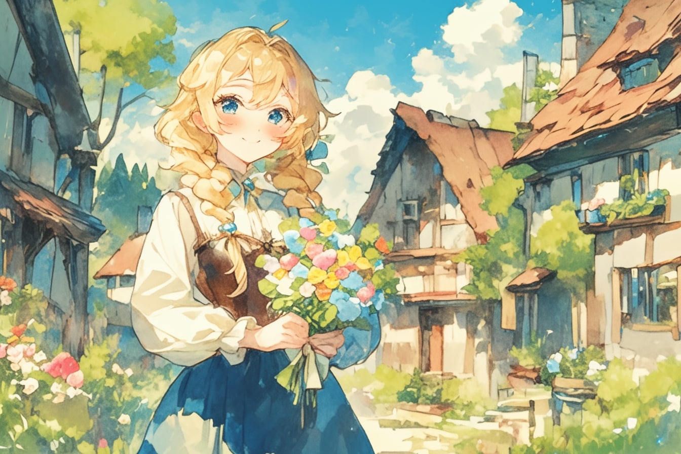 村娘57 | の人気AIイラスト・グラビア