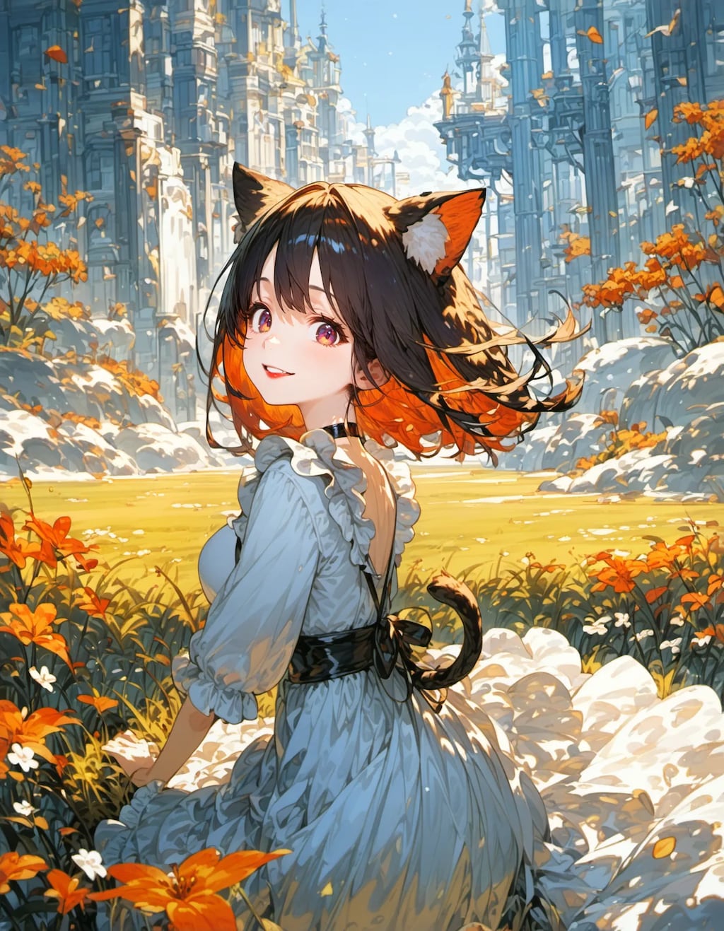 Autumn Blossoms and Smiles