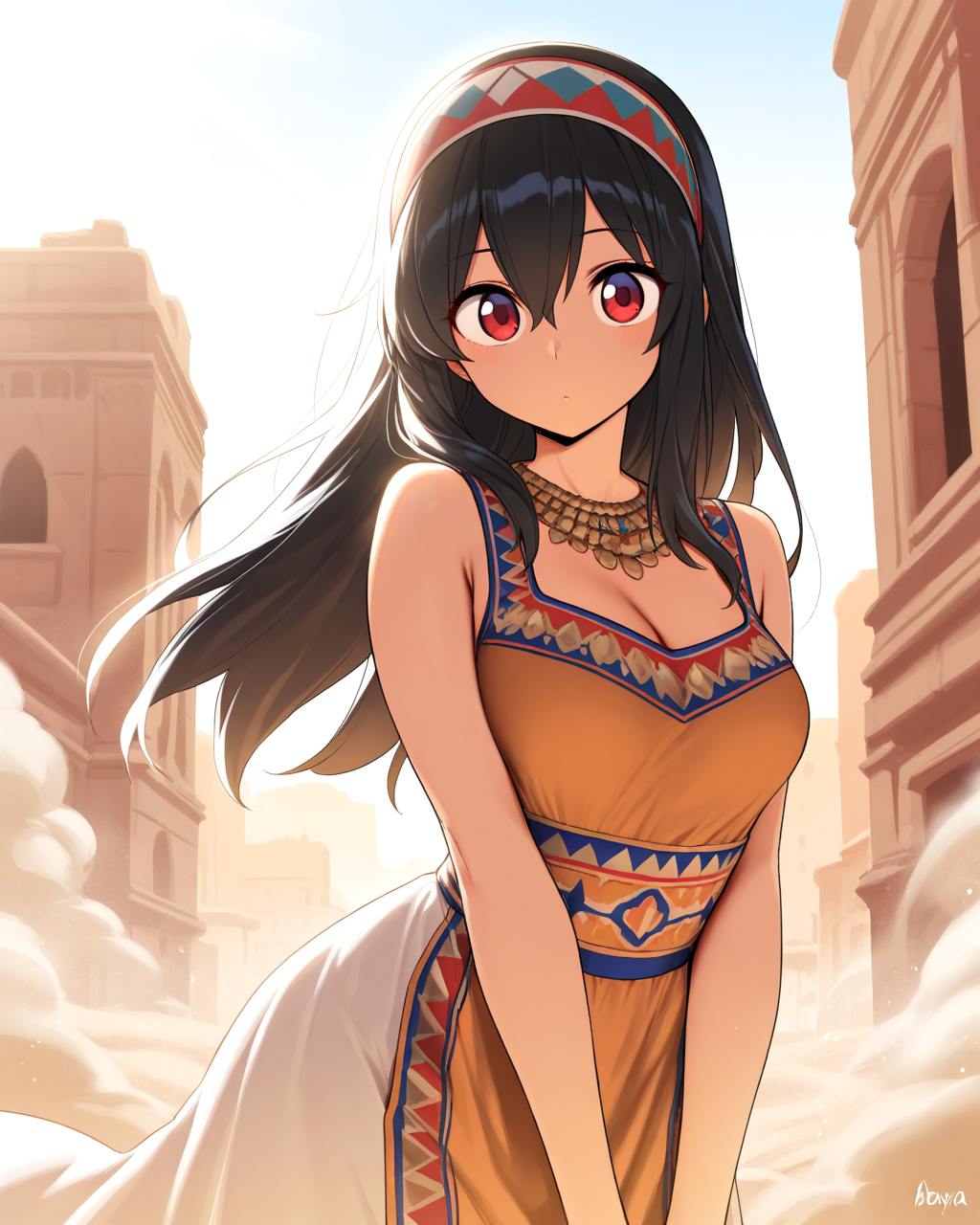 砂漠の街のリナちゃん