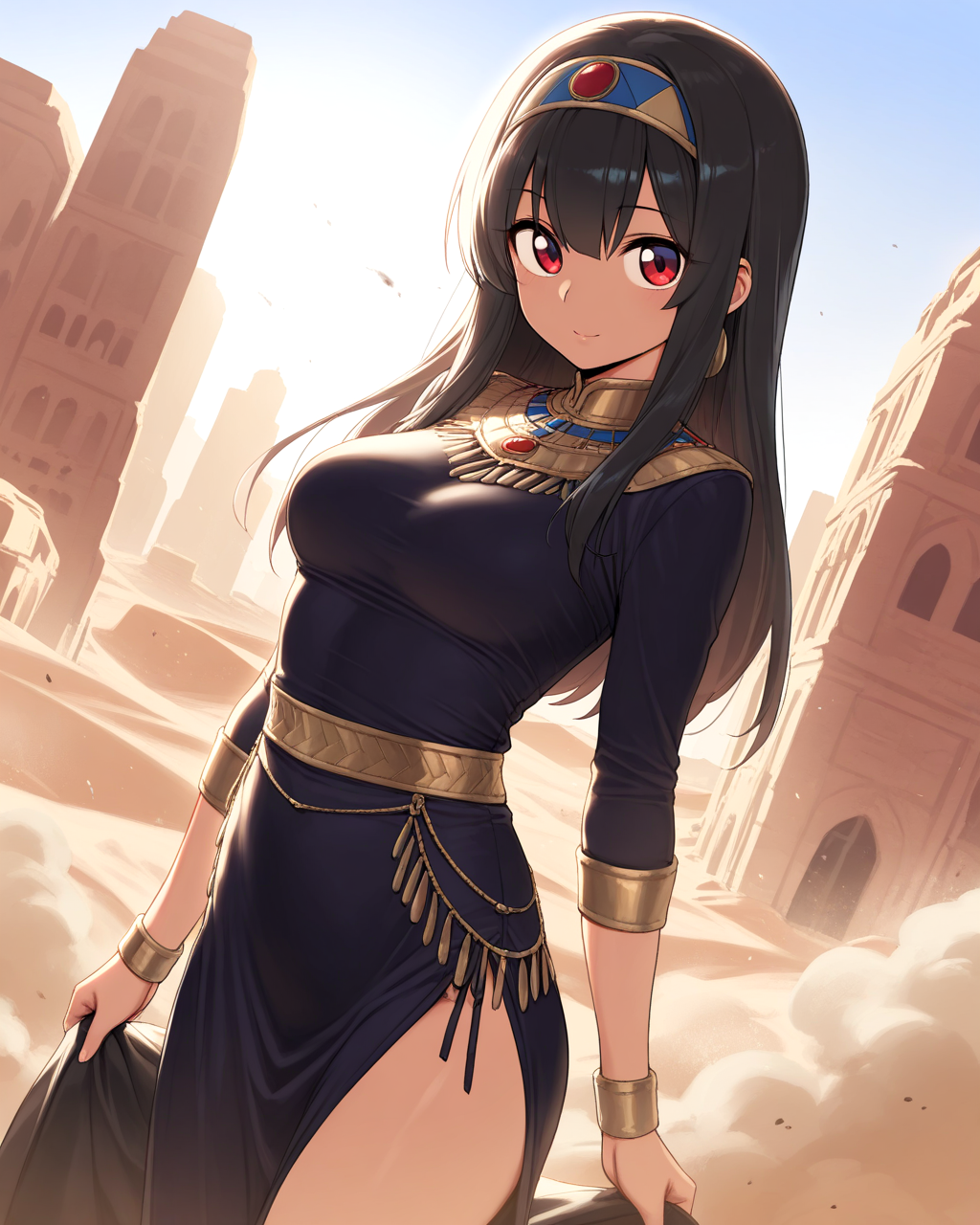 砂漠の街のリナちゃん