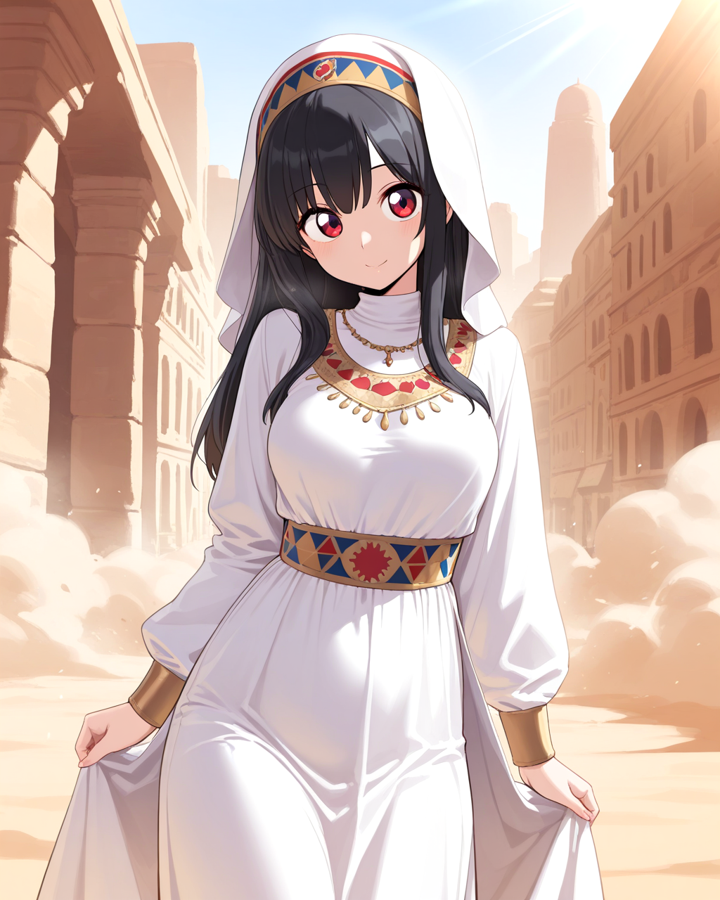 砂漠の街のリナちゃん