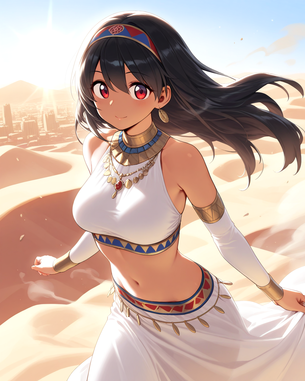 砂漠の街のリナちゃん