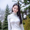 雪を楽しむ彼女 8枚目