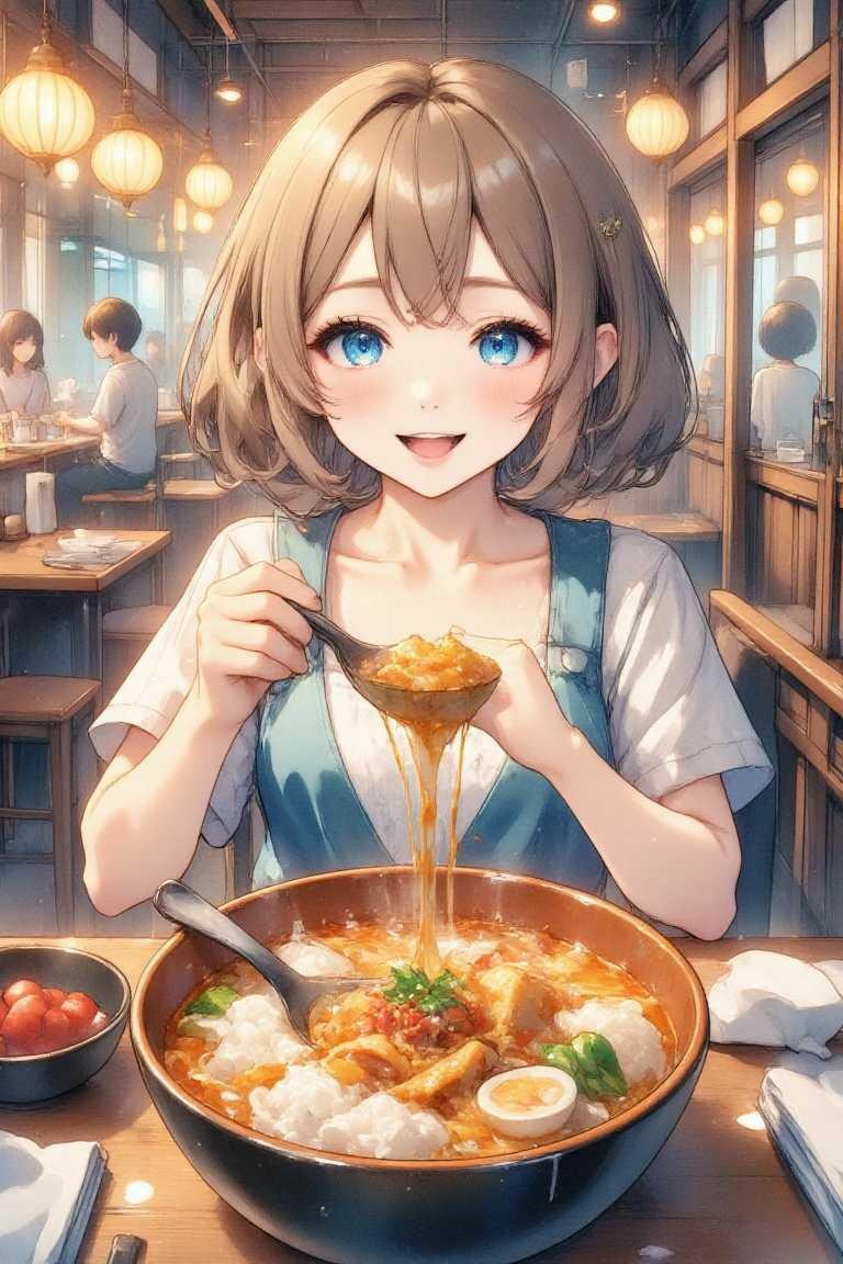 夏ふーふースープカレーの日 | の人気AIイラスト・グラビア