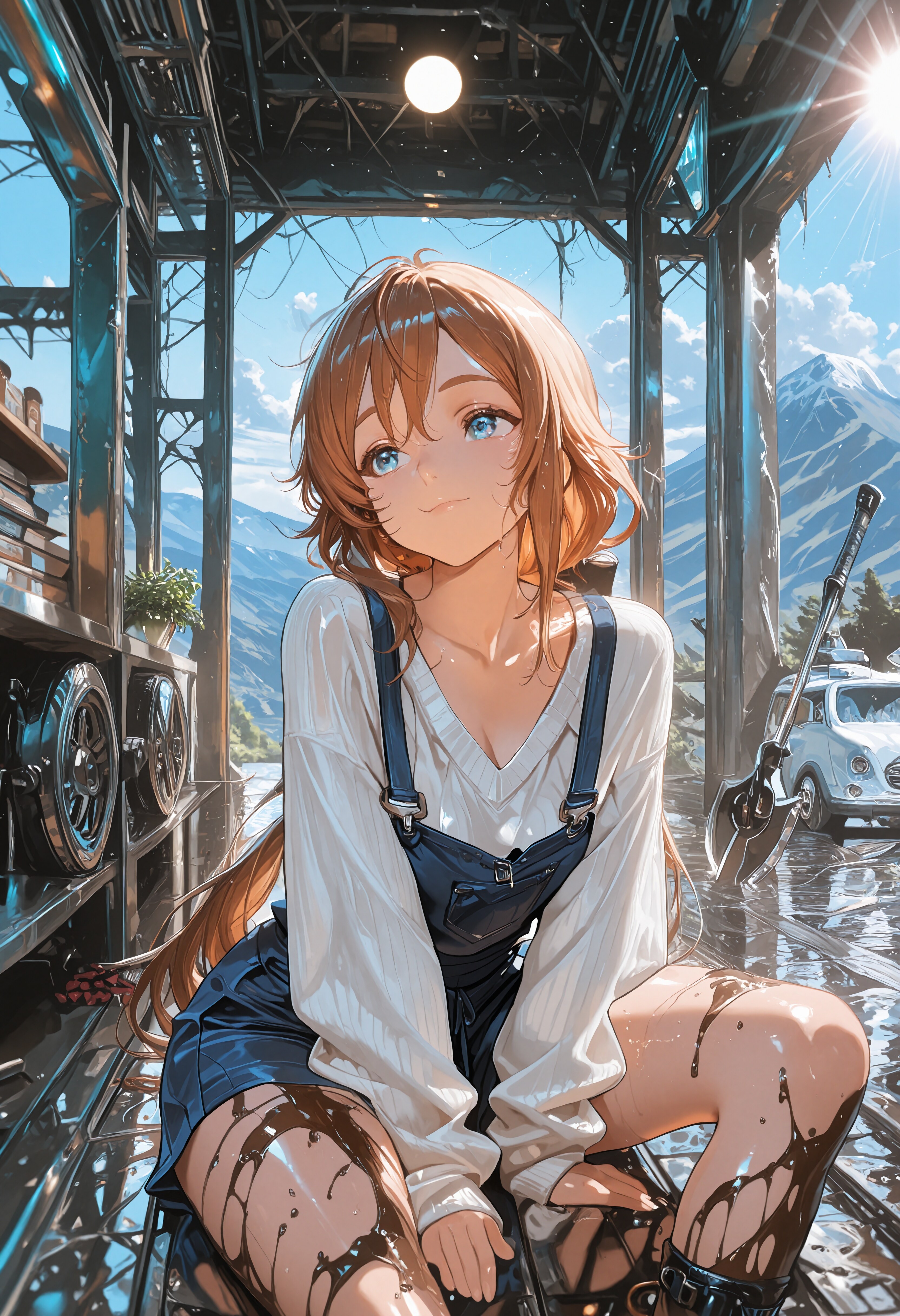 雨上がりの山小屋 | の人気AIイラスト・グラビア