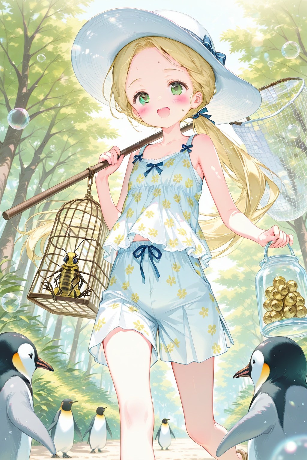 Der er så mange forskellige slags insekter i japanske skove.（日本の森には色んな虫が居るのね）