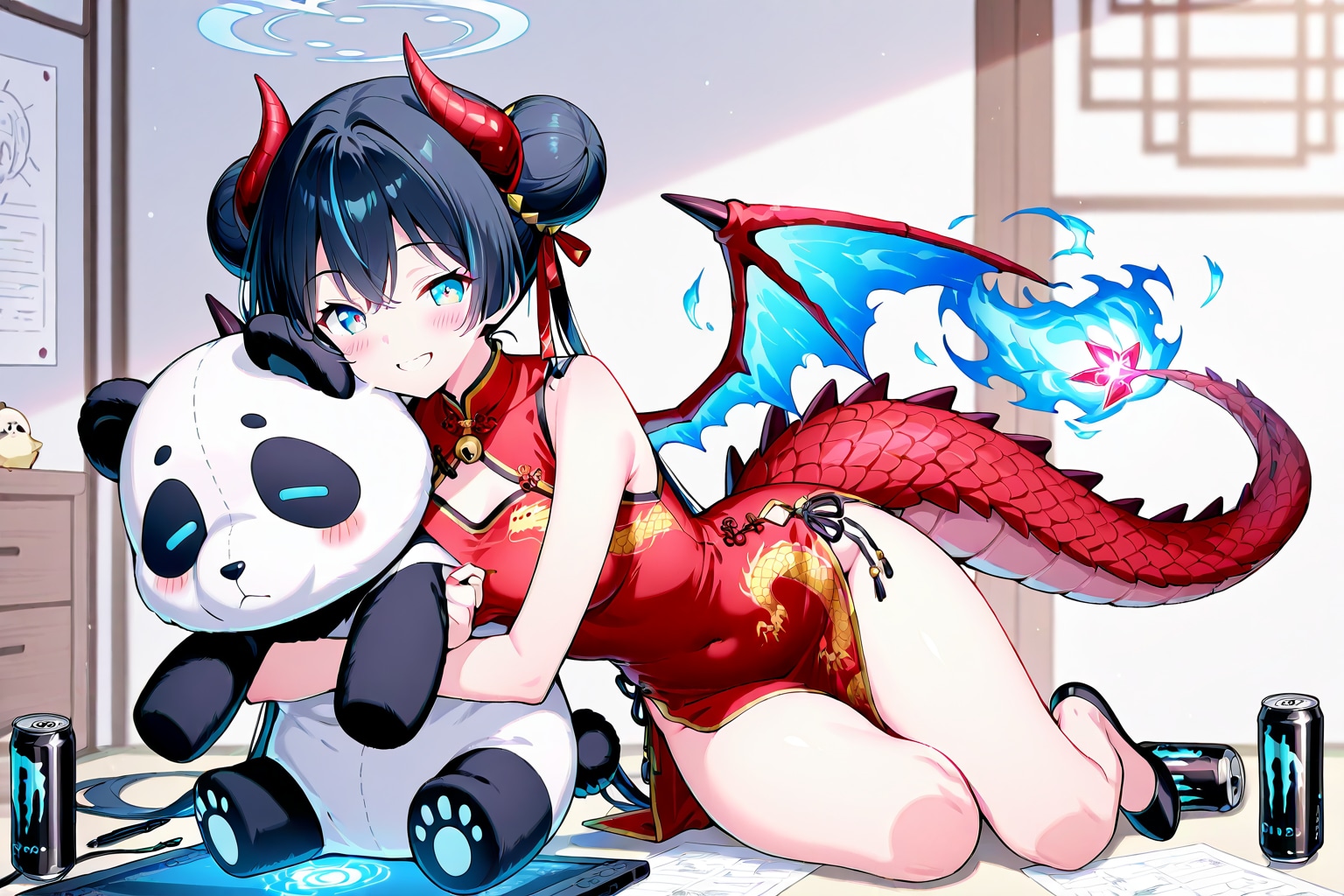 🐼【かわいいは正義】覚醒したチャイナっ子アニメーター・メイ | の人気AIイラスト・グラビア