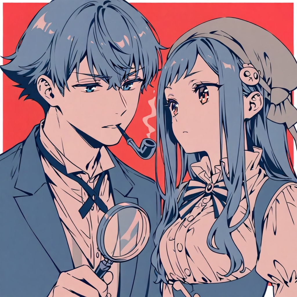 探偵と女の子